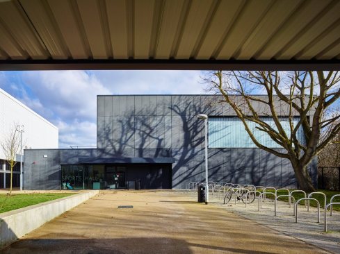 Burntwood School, London, by AHMM Architects, winner of the 2015 RIBA Stirling Prize.