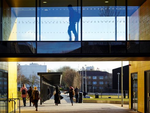 Burntwood School, London, by AHMM Architects, winner of the 2015 RIBA Stirling Prize.