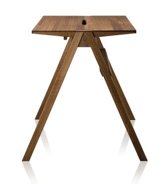 A standing desk is bound to draw stares from colleagues at the office, although one—Stilvoll’s Crescendo C2, a modular sit-down desk that transforms into a handsome stand-up podium—may inspire as much envy as wonder.