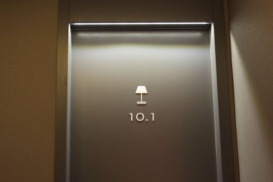 Corridor - room door detail