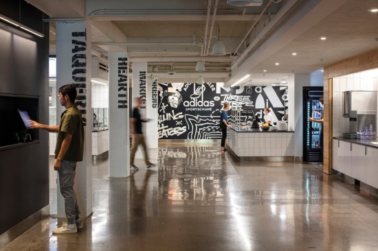 Intersection and Canteen at adidas Village 