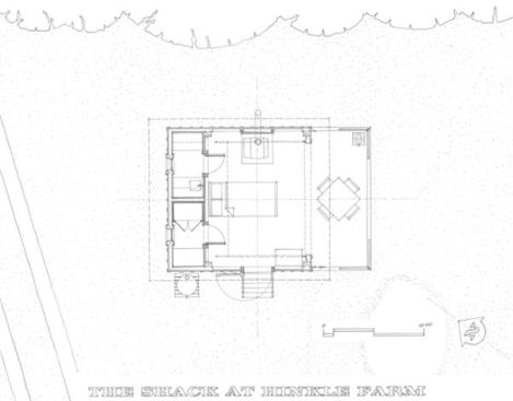 The Shack at Hinkle Farms floor plan.