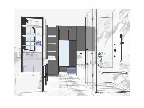 NYC East Village Apartment Renovation by Adi Gershoni Architect