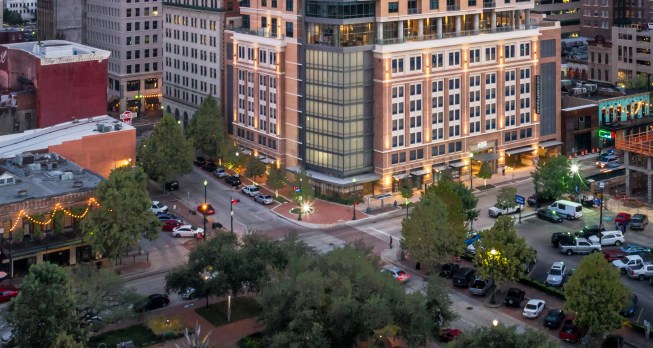 Evening Podium Closeup