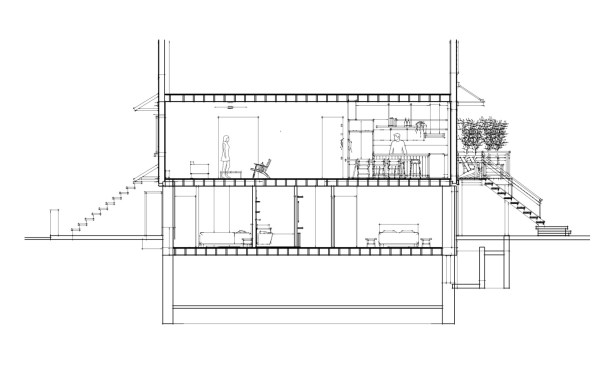 Brooklyn Townhouse Renovation - Section