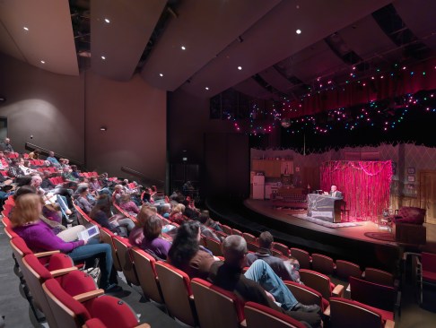 The orchestra pit was enlarged in the main theater.