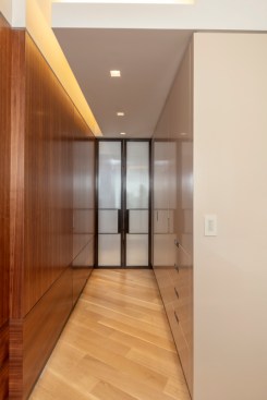 Cabinetry Separates the Public and Private Spaces