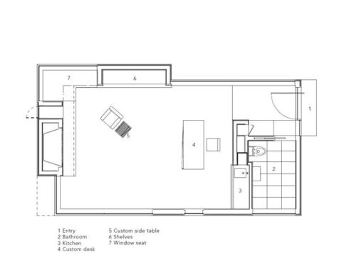 The Writers Studios floor plan.
