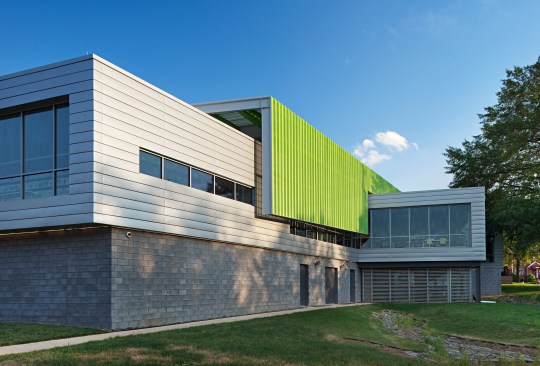 View of a pavilion and roof