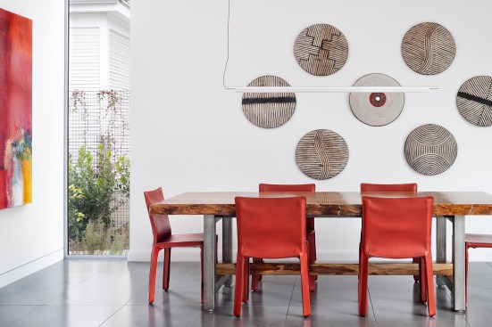 Detail of dining area