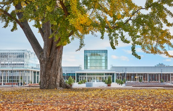 Exterior of the Jack C. Taylor Visitor Center