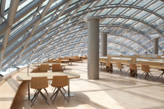 Dome interior, reading room