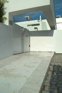 the entrance 