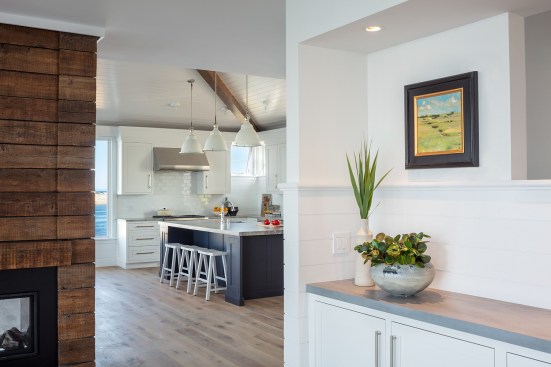 Harbor Point House kitchen to dining room