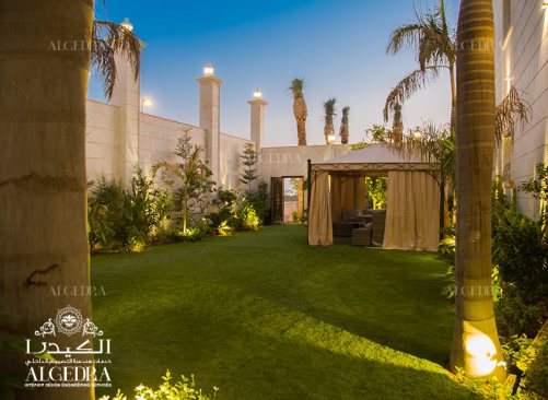 Palace outdoor landscape design