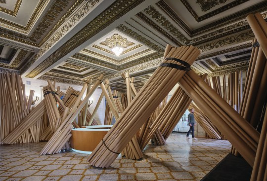 Cardboard Merzbau by Barkow Leibinger at CAB5