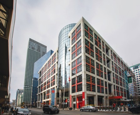 Philip Johnson's Canadian Broadcasting Centre in Toronto