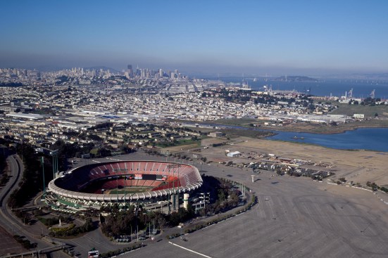 Candlestick Park, which was demolished in 2015