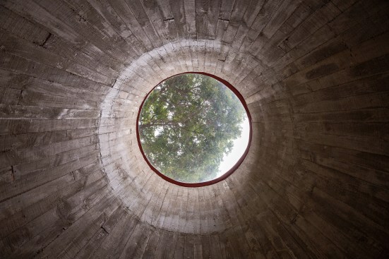 Powder room skylight.