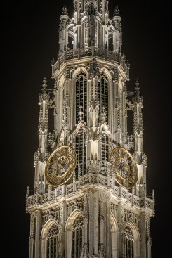 Detail, Belfort Tower, Cathedral of Our Lady, Antwerp, Belgium