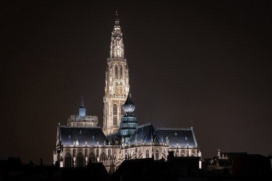 East view of Abside, Cathedral of Our Lady, Antwerp, Belgium