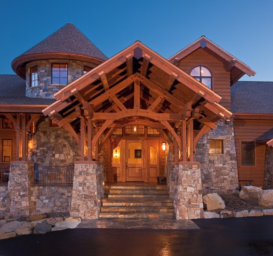 Timber Front Entry