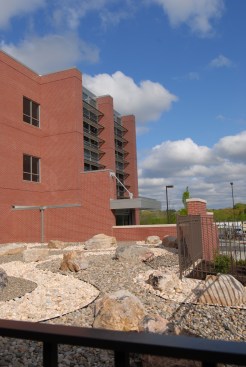 Rock Garden located above Linear Accelerator and Cyberknife Vaults