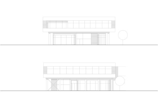 Elevation South & West