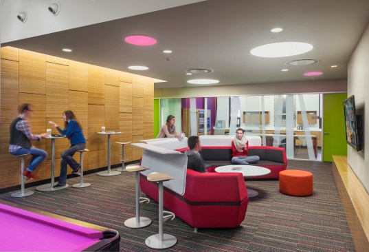 Pajama Floor at the new MassArt Student Residence Hall