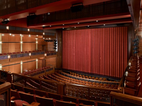 The furthest seat from the stage is 55 feet, creating an intimate theater space