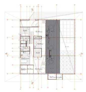 First floor plan.