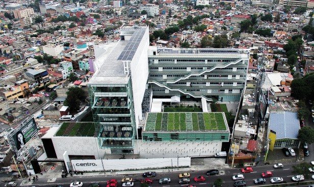 Aerial view from the northwest