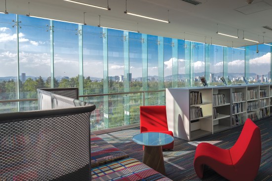Quiet studying space with a great view