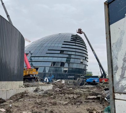 Placing Art Centre under construction