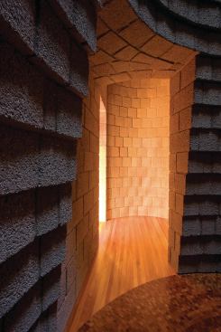 Custom Home, September/October 2010 Between a Rock and a Hardscape Architect: Jones Studio, Phoenix; Builder: Reliance Build, Chandler, Ariz.   Asked to design a private meditative space in this Phoenix house, Jones came up with an enigmatic structure that looks, from the pool terrace, like a beehive fireplace. The room features a conical, oculus-topped ceiling.