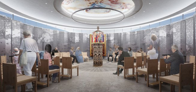 Rendering of the new chapel