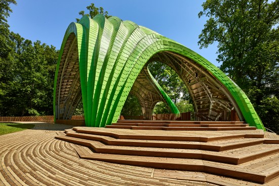 View into performance space