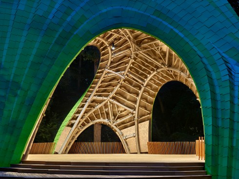 Structure at night