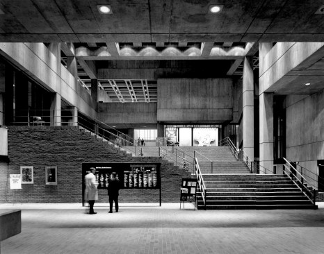 Boston City Hall interior, archival photo