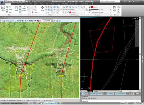 Designers can import and embed high-resolution images from Pictometry's cloud-based database to use as a base layer in CAD applications.