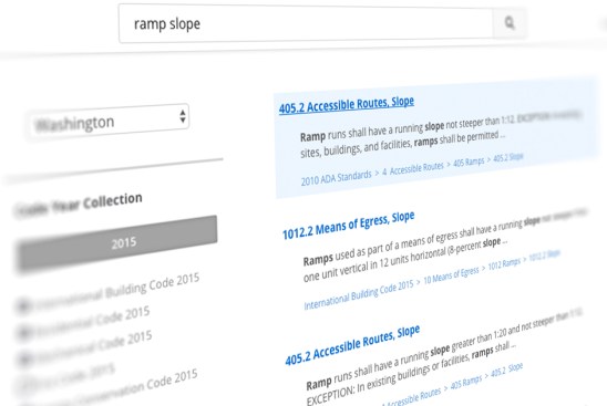 UpCodes Web publishes codes mandated in the United States.