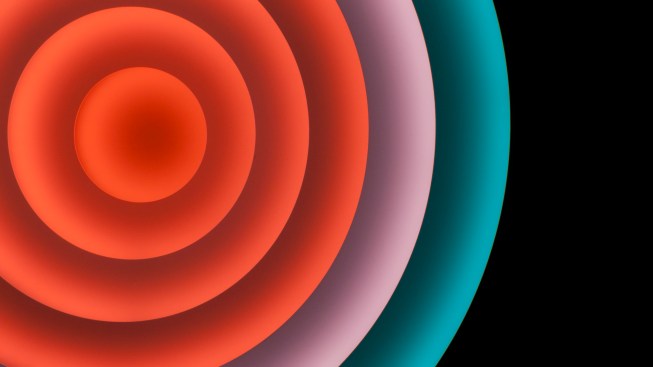 A detail from the Color Wheels light sequence.