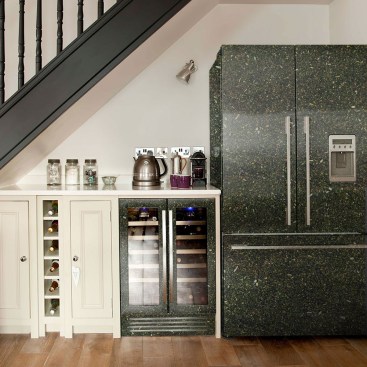 A concept kitchen designed using grass
