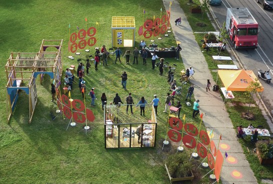 Chicago Sukkah Design Festival (2022), by Could Be Design, Lawndale Pop-Up Spot, Nekita Thomas