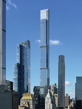 Central Park Tower, by Adrian Smith + Gordon Gill Architecture. Design architects: Adrian Smith and Gordon Gill.