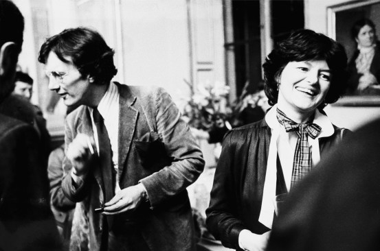 Charles and Maggie Jencks in 1981 at Ecole des Beaux-Arts, Paris.