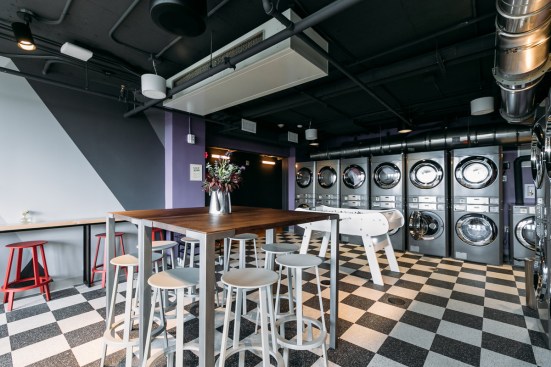 WeLive Crystal City, Arlington, Va., laundry room