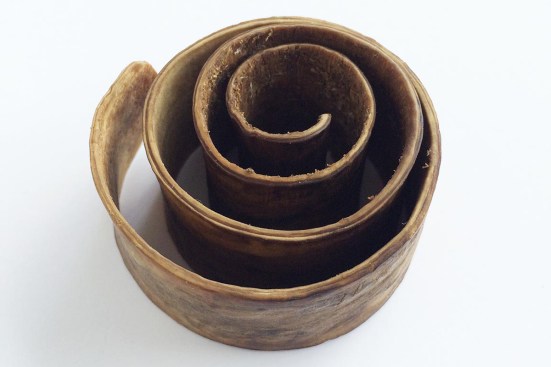 MycoWorks leather coil.