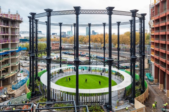 Gasholder Park, King's Cross
