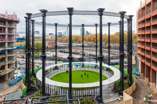 Gasholder Park, King's Cross